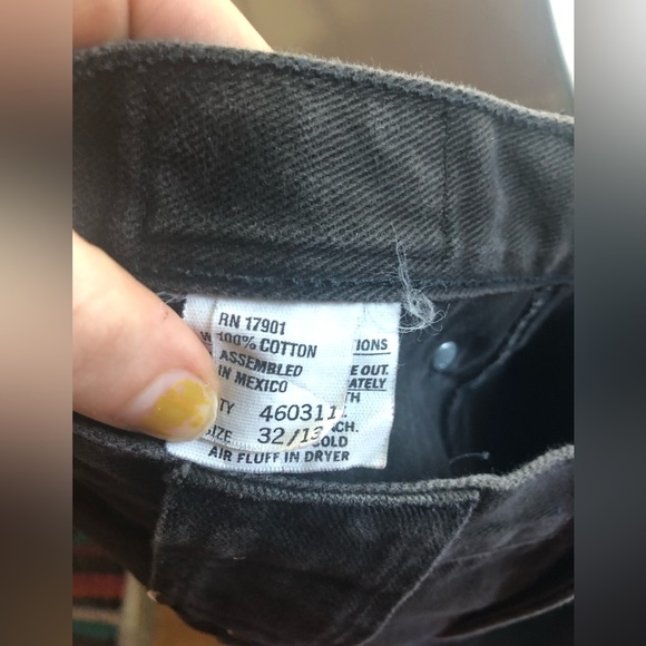 Vintage High Waisted Rocky Mountain 100% Cotton Grey Denim Jeans - Picture 11 of 11